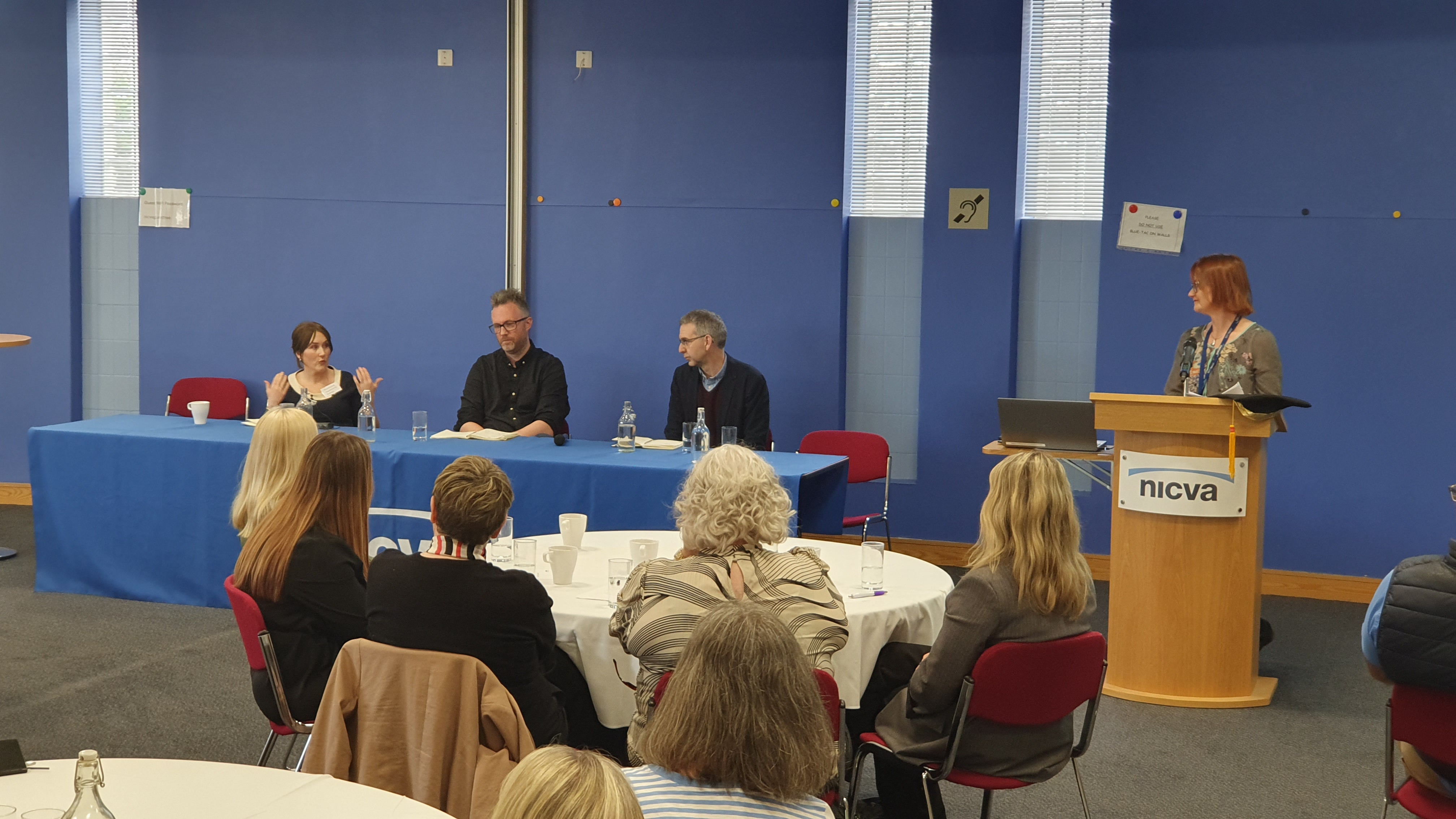 Photo of our panel discussion