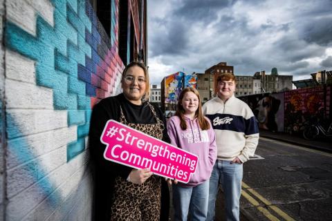 Photo of Megan, Kira and Charlie from Invisible Traffick