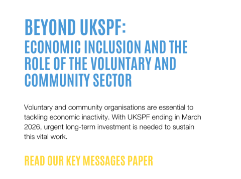 Beyond UKSPF - Economic Inclusion and the role of the voluntary and community sector 