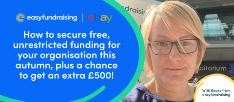 eBay and easyfundraising launch Big Give funding