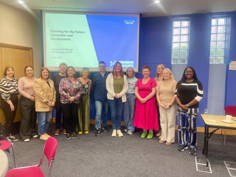 Lorraine McCullough and attendees of a phase one workshop
