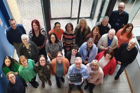 A photograph of the NICVA staff team
