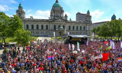 The recent marriage equality rally in Belfast