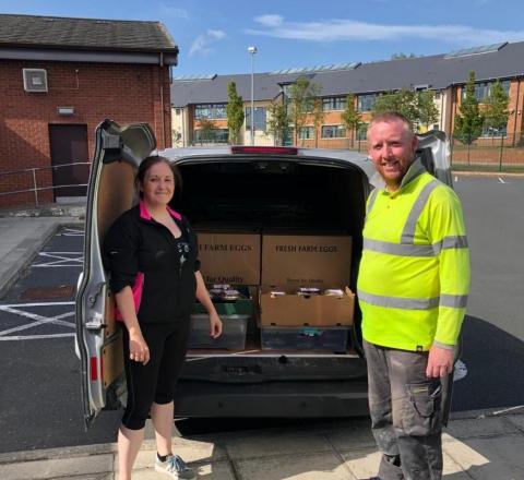 BT8 Coronavirus Community Outreach volunteers