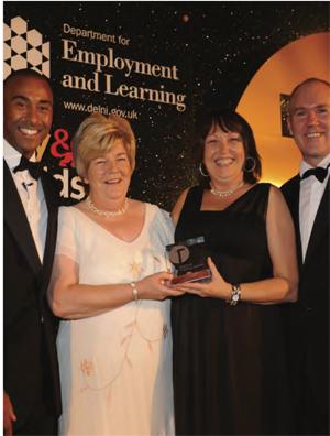 Laura Couser, Chief Executive, Bytes Project and Mary Montague, Chief Executive, Tides Training