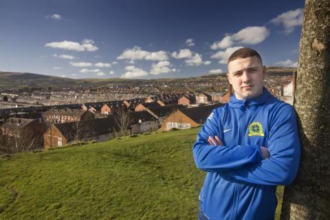 Conor Largey benefitted from Big Lottery support