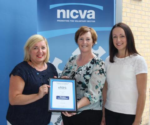 EFDNI Membership Certificate presentation