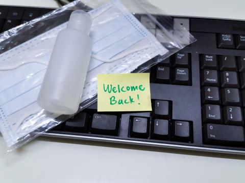 Returning to the workplace image